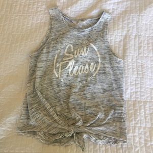 H&M- Women’s Gray Sun Please tank